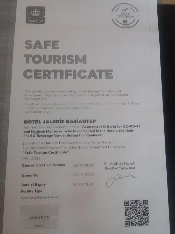 Jaleriz Gaziantep Hotel Екстериор снимка